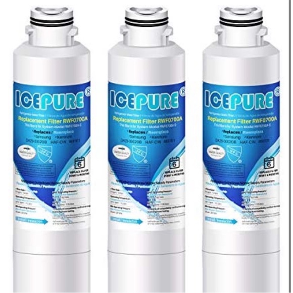 Refrigerator Water Filter Replacement Filters — 4 Pack - Picture 2 of 11